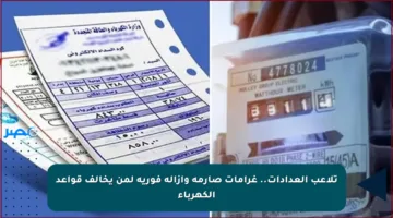 تلاعب العدادات.. غرامات صارمة وإزالة فورية لمن يخالف قواعد الكهرباء